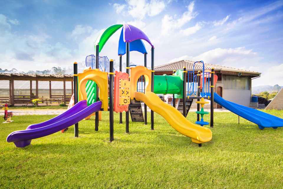 Playground colorido do Cassino Resort