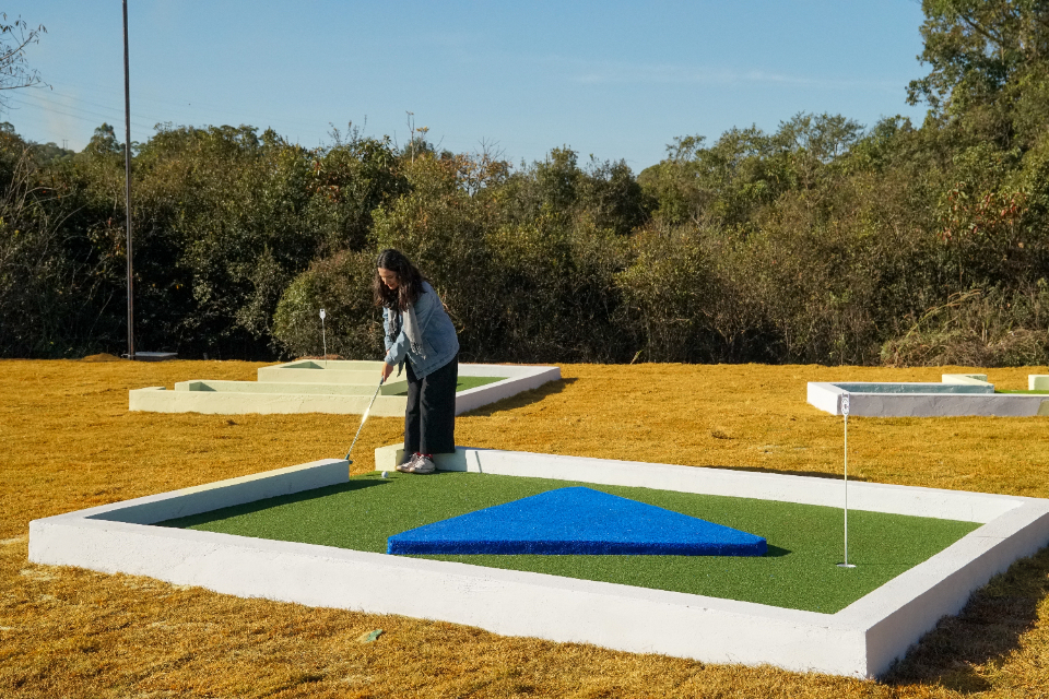 Mini golfe ao ar livre do Cassino Resort