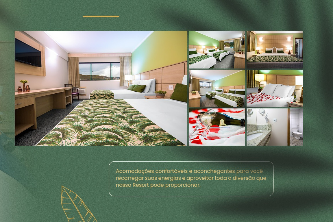 Acomodação do Thermas Resort